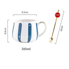 Load image into Gallery viewer, Exclusive Mugs stripes and dots - ceramic &amp; porcelain
