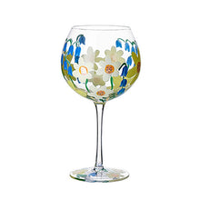 Load image into Gallery viewer, Hand-painted flowers Wine Glass
