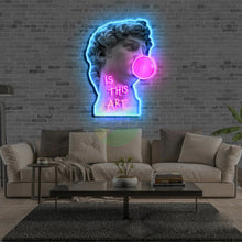 Load image into Gallery viewer, Contemporary David Neon Lights - Is This Art
