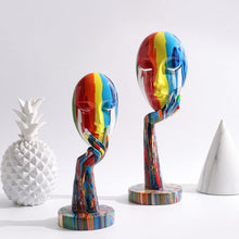 Load image into Gallery viewer, Decorative sculptures Masks Colors - contemporary art
