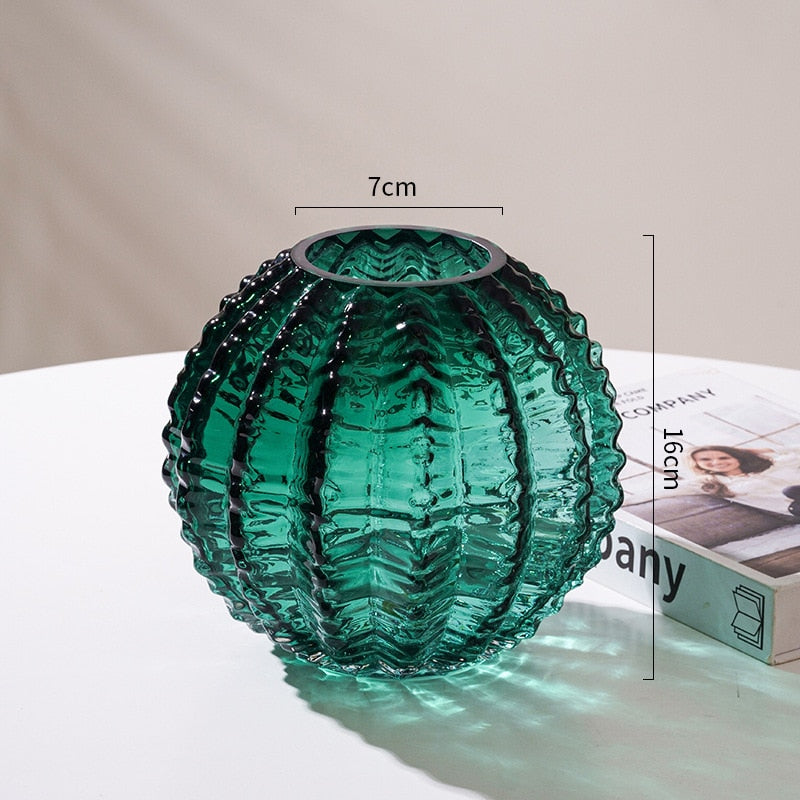 Glass vase Cactus - creative design