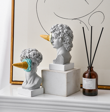 Load image into Gallery viewer, Decorative sculpture Ice Cream David - contemporary pop art
