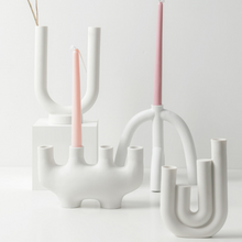 Load image into Gallery viewer, Scandinavian Candle Holders - modern design
